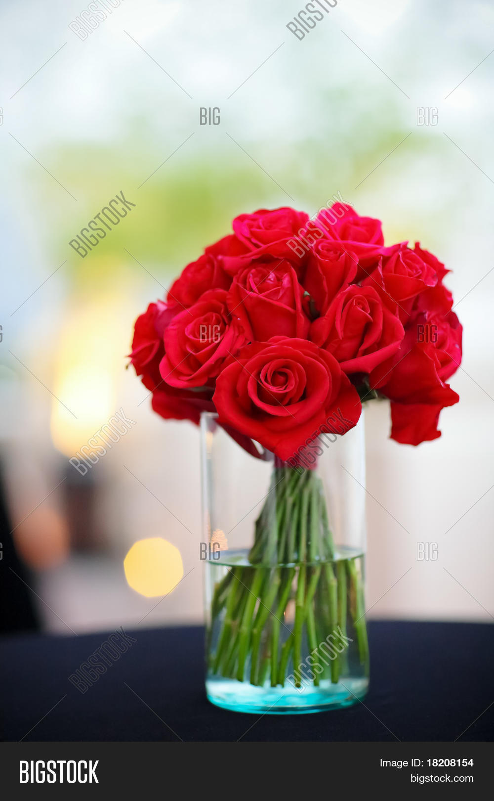 Red Rose Flower Vase Image & Photo (Free Trial) | Bigstock