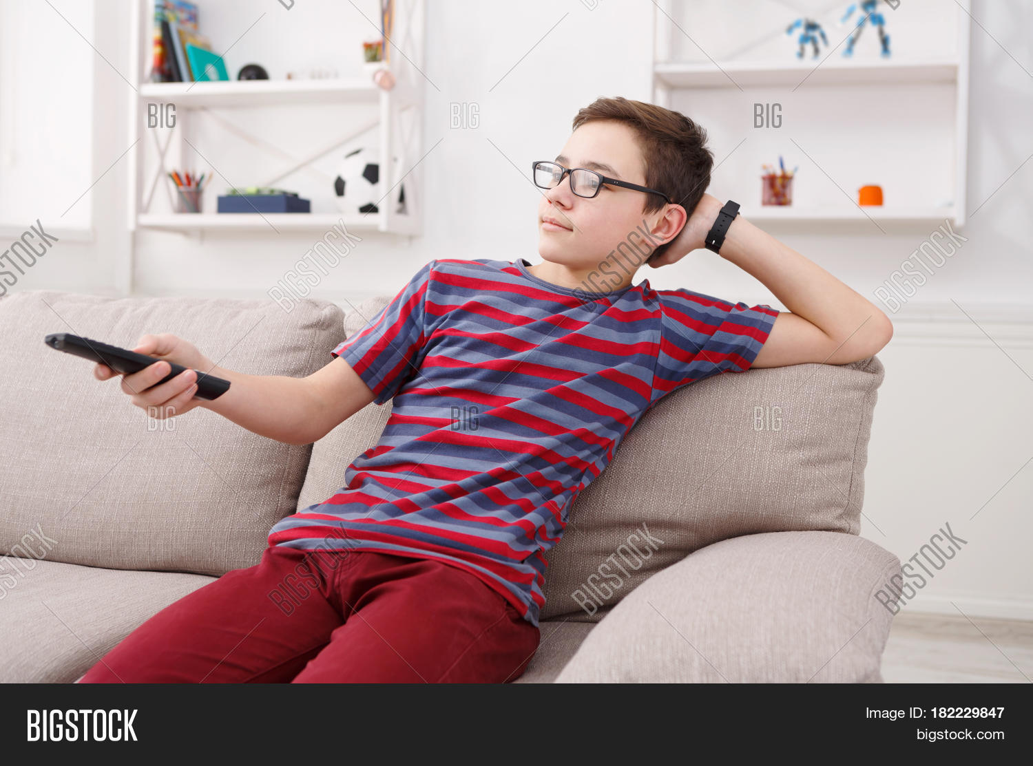 Teenager Boy Watching Image & Photo (Free Trial) Bigstock