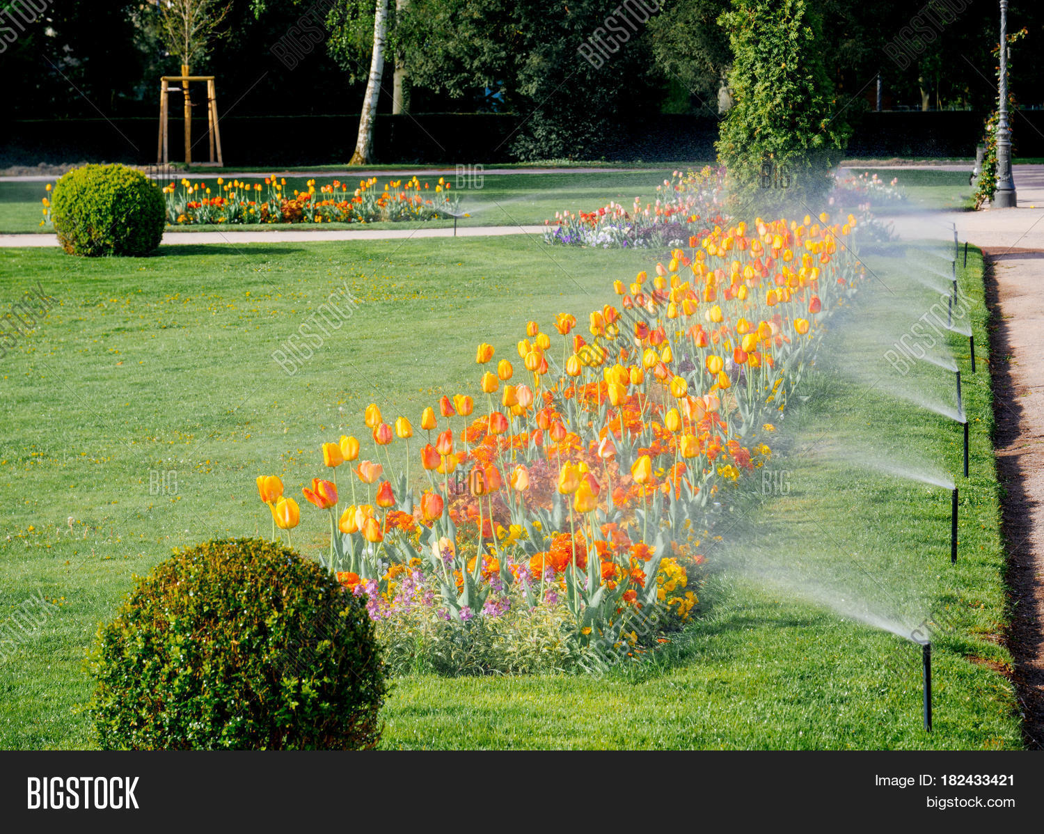 Row Modern Sprinkler Image & Photo (Free Trial) Bigstock