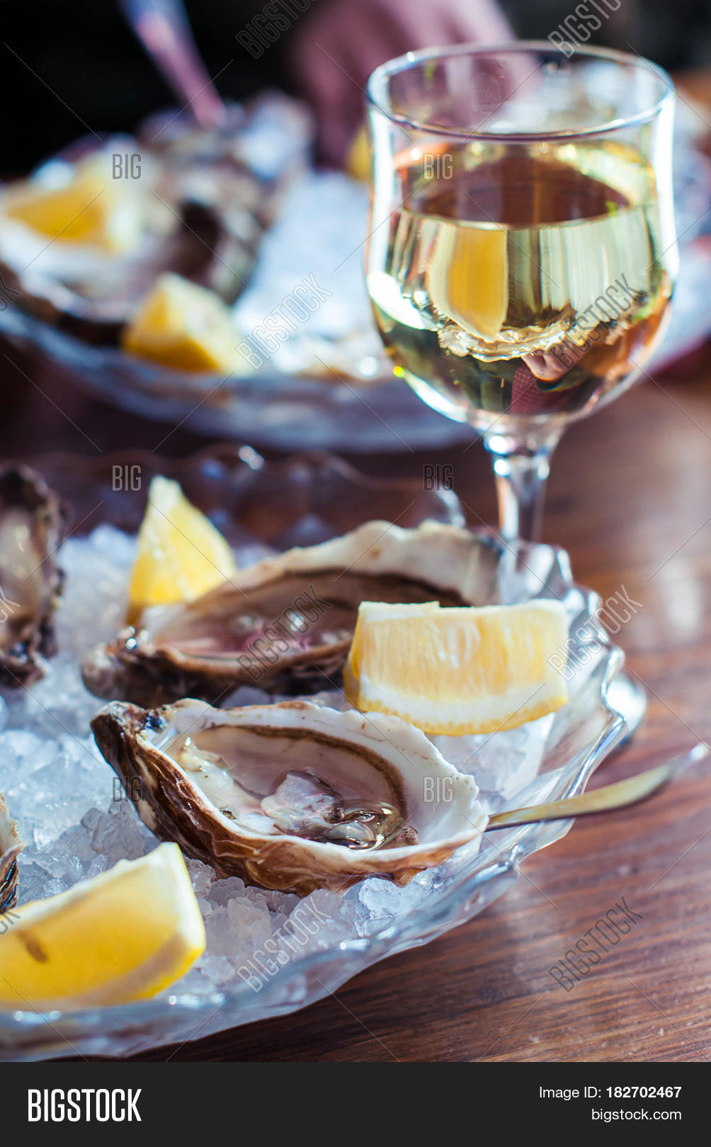 Oysters Wine. Oysters Image & Photo (Free Trial) Bigstock