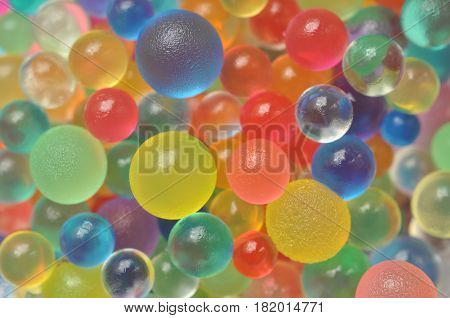 Background Made With Scattered Color Balls