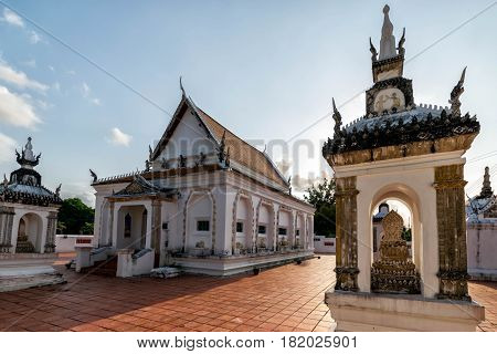 The area of Wat Khu Tao Mae Tom Bang Klam Songkhla Thailand