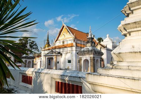 The area of Wat Khu Tao Mae Tom Bang Klam Songkhla Thailand