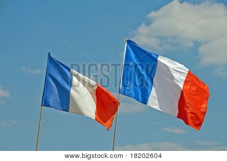 duas bandeiras francesas