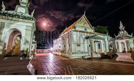 The area of Wat Khu Tao Mae Tom Bang Klam Songkhla Thailand