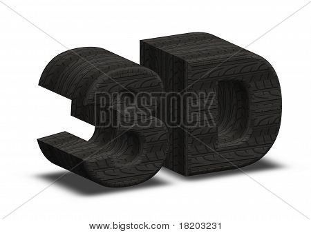 3D word