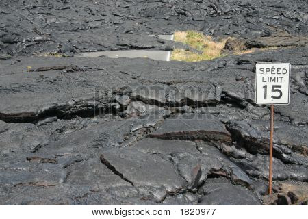 Lave sur la route