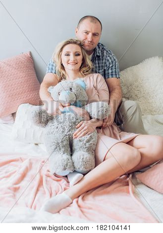 Happy father with his adult beautiful daughter
