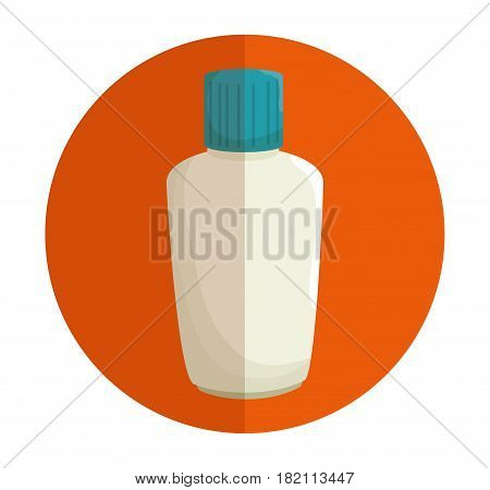 plastic bottle blocker isolated icon vector illustration design