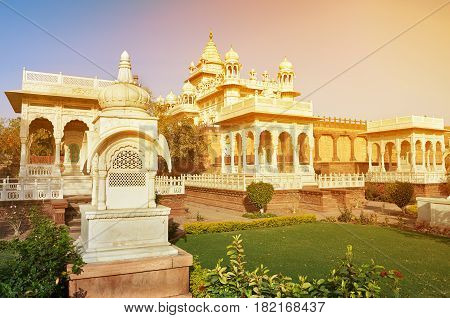 The Jaswant Thada Is A Cenotaph Located In Jodhpur, In The India