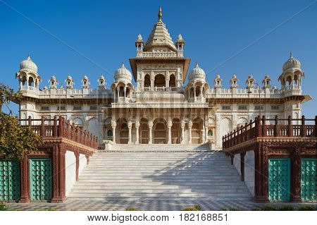 The Jaswant Thada Is A Cenotaph Located In Jodhpur, In The Indian State Of Rajasthan, India.