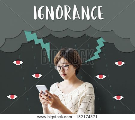 Hatred Frustration Ignorance Animosity Concept