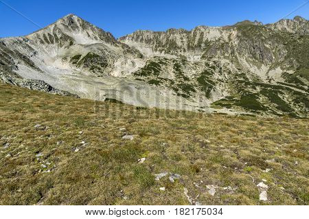 Amazing view of Polezhian Peak, Pirin Mountain, Bulgaria
