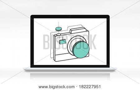 Camera Capture Snap Shot Graphic