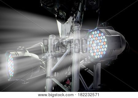 LED RGB trade show high power lighting or indoor booth presentation flood light