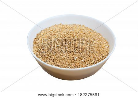 Delicious Home Made Pilaw From Wheat On Plate