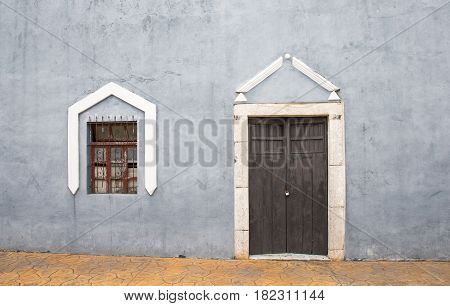 Building in a city of Valladolid Mexico
