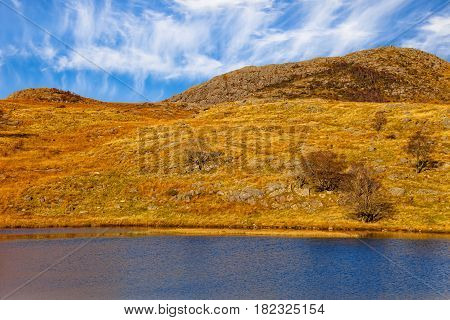 Landscape around Dalsnuten in Rogaland Norway .