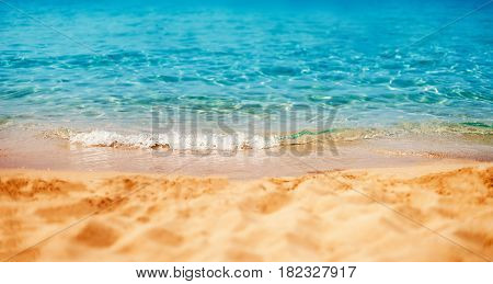 Tropical beach / Sunny day sea paradise / Sunny Beach Divine Coastline / Paradise postcard