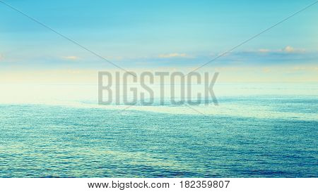 Magnificent colors of the Mediterranean. Italy. Ligurian coast of the sea. Abstract color.