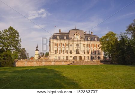 Pless Castle In Poland.