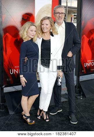 Cheryl Ladd, Brian Russell and Jordan Ladd at the Los Angeles premiere of 'Unforgettable' held at the TCL Chinese Theatre in Hollywood, USA on April 18, 2017.