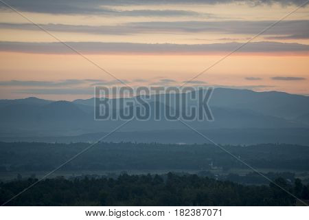 Thailand Lampang Landscpae View Sunrise