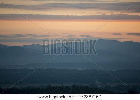 Thailand Lampang Landscpae View Sunrise