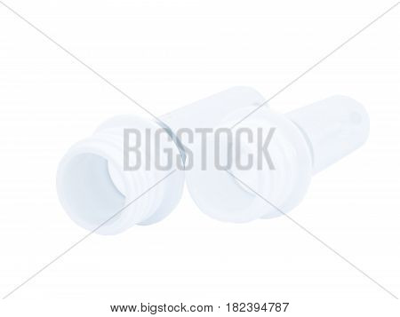 Pet Bottle Preform On White Background.