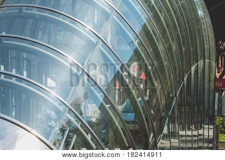 Metro Station In The City Of Bilbao, Spain