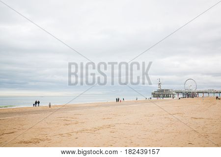 Scheveningen Pier At Scheveningen, The Netherlands