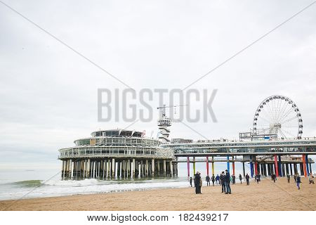 Scheveningen Pier At Scheveningen, The Netherlands