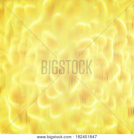 Vector abstract glowing point noise orange background. Array of glowing points in form of distorted surface. Abstract colorful cyber background. eps10