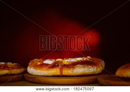 Bulgarian Traditional Flatbread - Parlenka with Cheese (Shallow DoF)