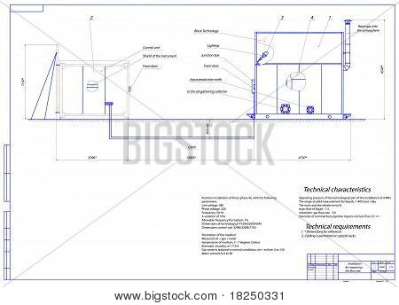 Disegno di macchine da costruzione. Blocco