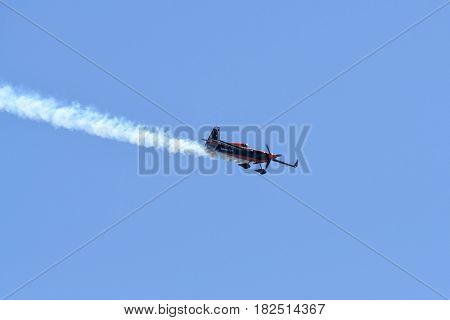 Nicolas Ivanoff Of France Performs During Red Bull Air Race