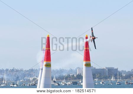 Nicolas Ivanoff Of France Performs During Red Bull Air Race