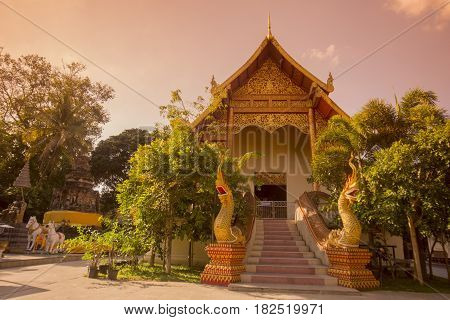 Thailand Chiang Rai Wat Doi Ngam Muang