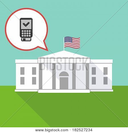 The White House With  A Dataphone Icon