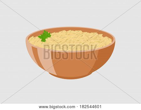 Pasta konkiloni italian traditional meal in plate