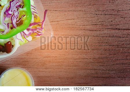 Salad In Plastic Box