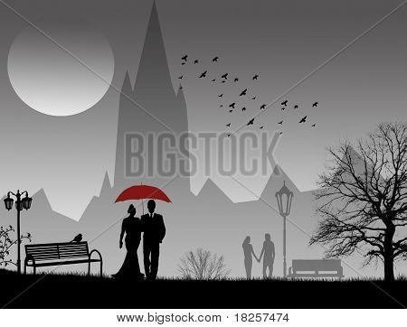 Lovers In A Park