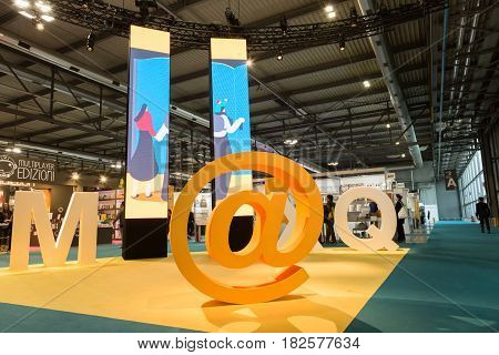 People Visiting Tempo Di Libri In Milan, Italy