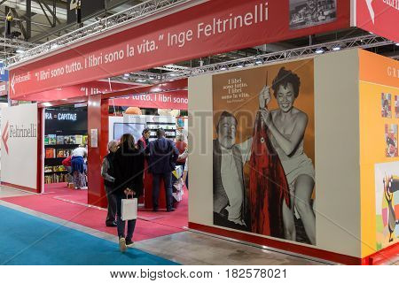 People Visiting Tempo Di Libri In Milan, Italy