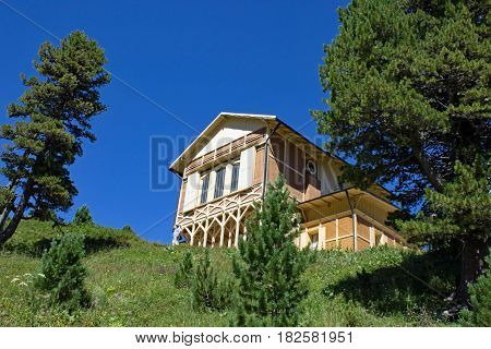 The Kings House at the mountain Schachen in Bavaria
