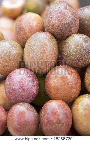 Thailand Chiang Rai Market Fruit Passionfruit