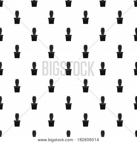 Cactaceae cactus pattern seamless in simple style vector illustration
