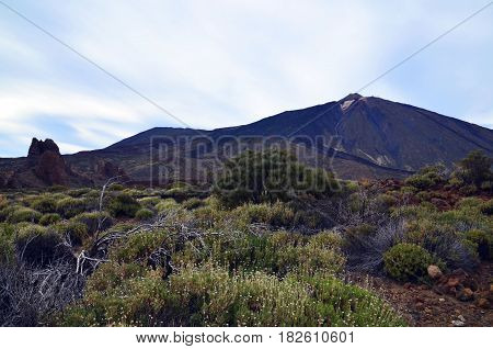 Beautiful view of Teide National Park in Tenerife,Canary Islands,Spain.
