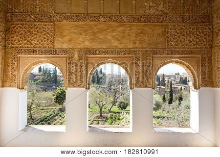 Alhambra Of Granada, Andalusia, Spain