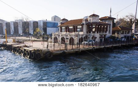 Seaside view of Besiktas harbour - Turkey
